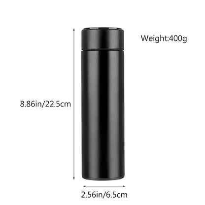500ml Smart Thermos Bottle with Digital Temperature Display – 304 Stainless Steel