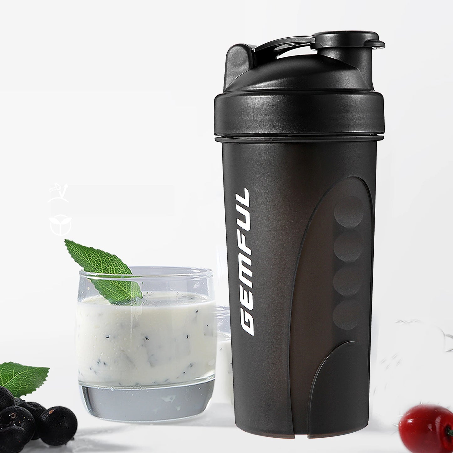 Shaker Bottle for Protein Mixes – 28oz BPA-Free Powder Mixing Cup with Ball, Leak-Proof Gym & Fitness Water Bottle