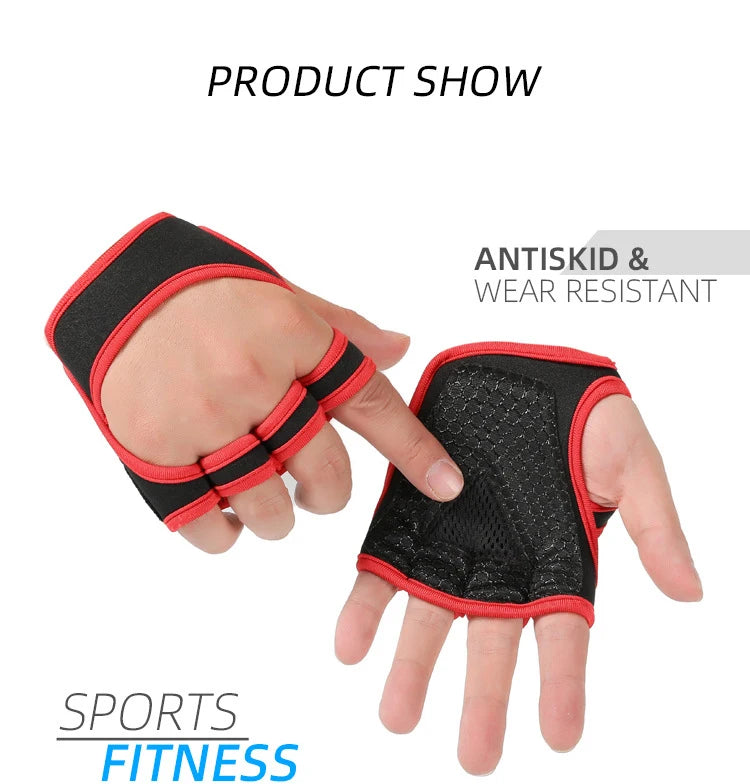 Training Sport Gloves for Men & Women – Weightlifting, Gym, Fitness & Bodybuilding Gloves with Wrist Support