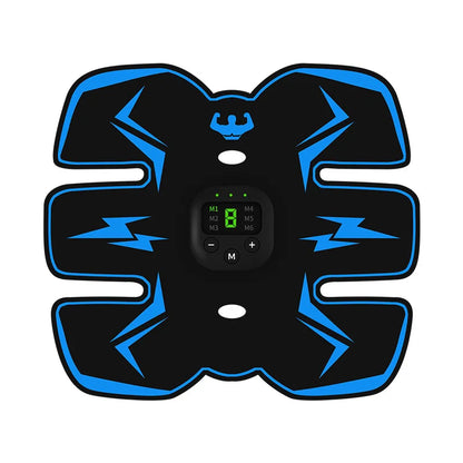USB Rechargeable EMS Muscle Stimulator – Electric Abdominal & Arm Trainer, Pain Relief & Fitness Massager