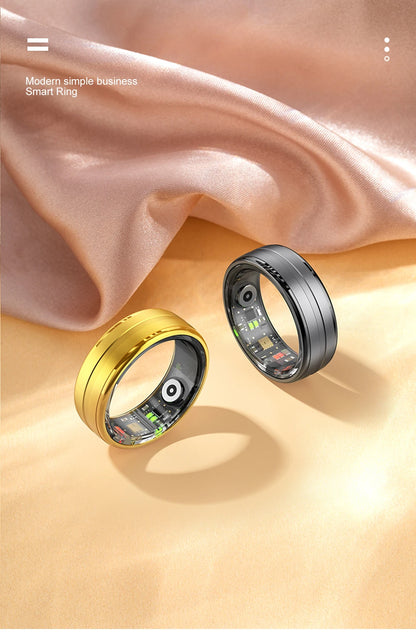 R06 Smart Ring – Health Monitor for Men & Women | Waterproof IP68 5ATM Fitness Tracker with Heart Rate, Blood Oxygen & Sleep Tracking