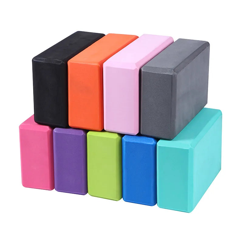 EVA Yoga Block – High Density Foam Brick for Training, Pilates, Stretching & Fitness Support