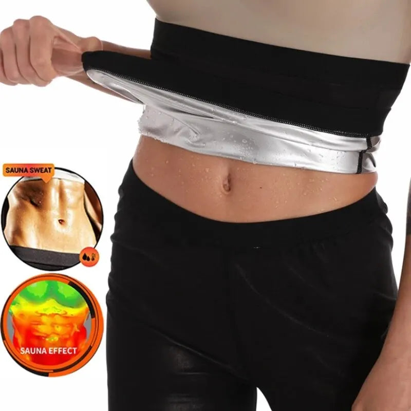 Unisex Waist Trimmer Belt – Sweat-Boosting Core Shaper with Back Support