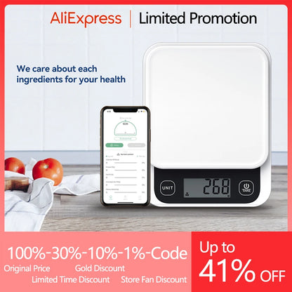Smart Bioimpedance Scale – 8 Electrode Body Fat Scale with BMI, Weight, Muscle & Water Analyzer