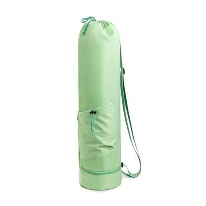 Travel Yoga Mat Bag – Waterproof Nylon Backpack, Sports & Gym Carrier Bag with Large Storage