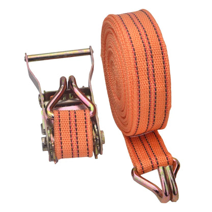 Heavy Duty Ratchet Straps 3/6/8/10M – Cargo Tie Down Straps with Claw Hooks for Lorry, Truck, Car & Trailer