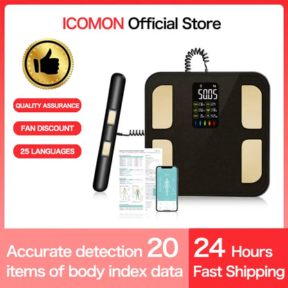 Smart Bioimpedance Scale – Advanced Body Composition Analyzer Digital Weight Scale with Bluetooth App