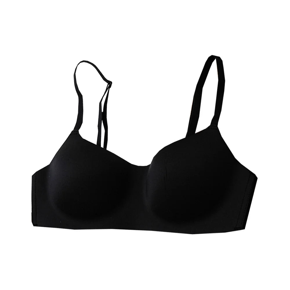 Seamless Wireless Push Up Bra for Women – Deep V Comfort Bralette | Everyday & Sports Support