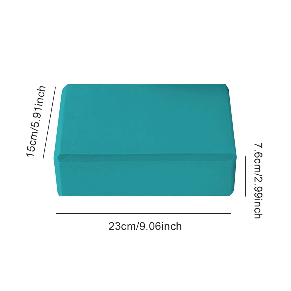 Colored EVA Yoga Block – Non-Slip, High Density, Moisture-Proof Foam Brick for Fitness, Pilates & Body Shaping