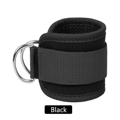 Adjustable Ankle Straps with Double Buckle | Fitness Cuffs for Cable Machine Leg & Glute Training