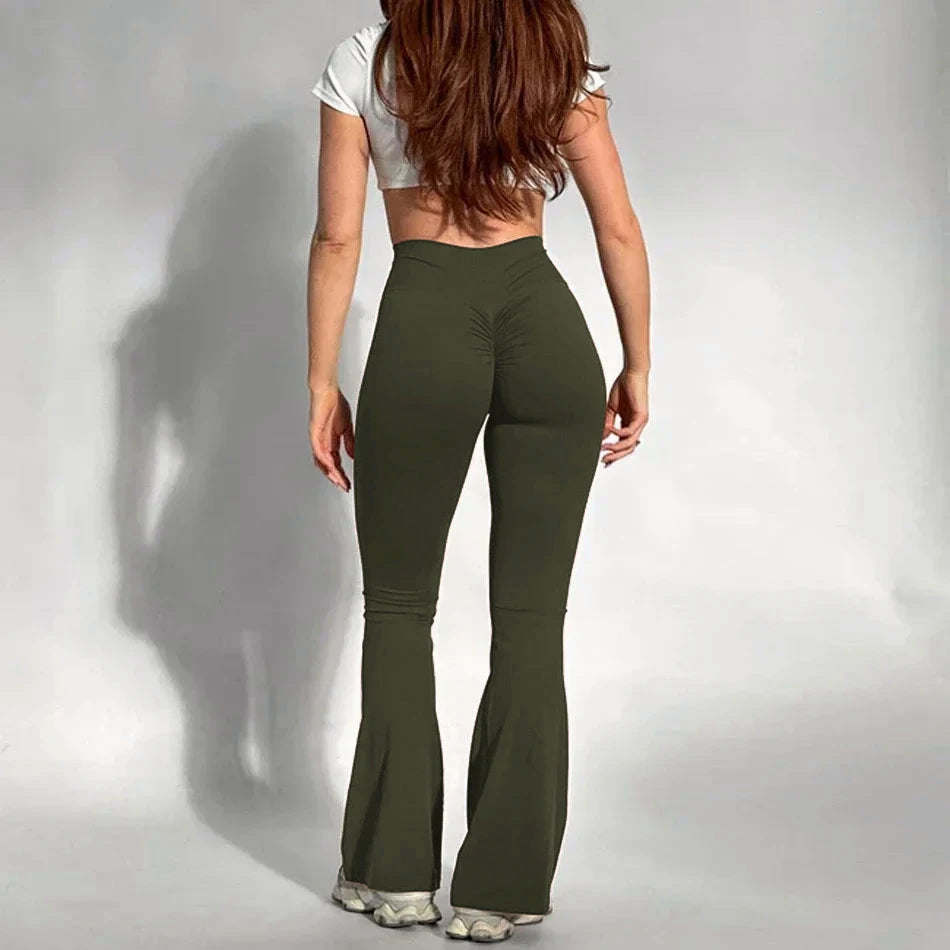 High Waist Yoga Leggings – Butt Lifting, Scrunch, Workout & Gym Pants
