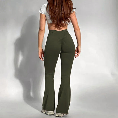 High Waist Yoga Leggings – Butt Lifting, Scrunch, Workout & Gym Pants