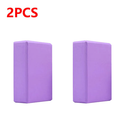 EVA Yoga Block – Solid Color High Density Foam Brick for Yoga, Pilates & Fitness Training – Non-Slip, Moisture-Proof Balance Block