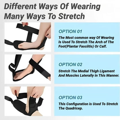 Leg Stretching Strap | Fitness Yoga Flexibility Band for Muscle Relaxation & Rehabilitation