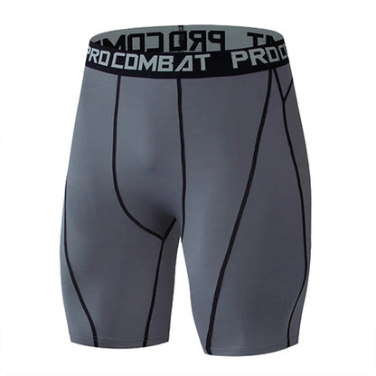 Men's Compression Gym Shorts with Pockets | Athletic Workout Leggings