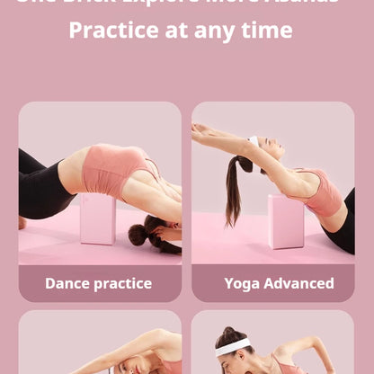 EVA Yoga Block – High Density Foam Brick for Fitness, Pilates, Gym & Yoga Training
