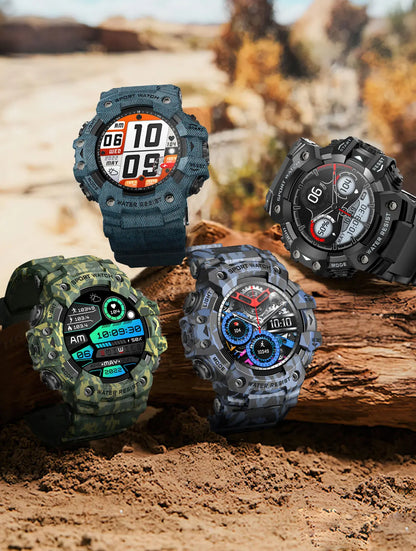Multi-Functional Bluetooth Smart Watch – Heart Rate, Blood Pressure, Fitness Tracker, Outdoor Explorer