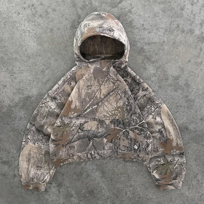 Y2K Camouflage Zip-Up Hoodie – Harajuku Hip Hop Oversized Streetwear for Men & Women