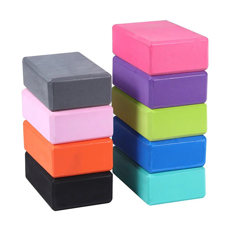 EVA Yoga Block – High Density Foam Brick for Training, Pilates, Stretching & Fitness Support