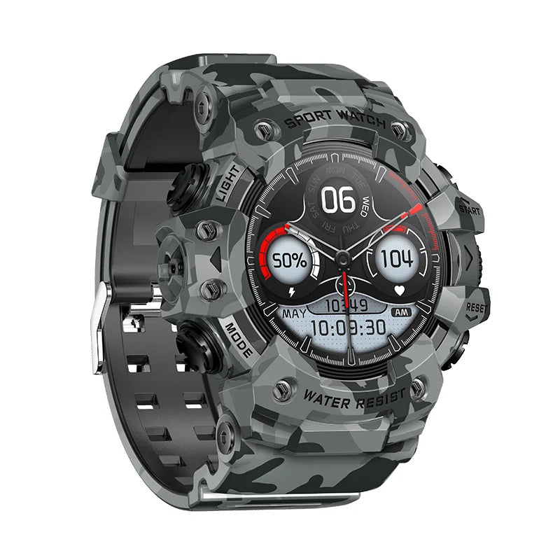 Multi-Functional Bluetooth Smart Watch – Heart Rate, Blood Pressure, Fitness Tracker, Outdoor Explorer