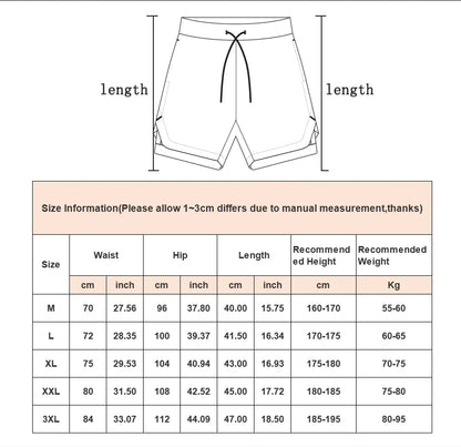 Men’s Gym Shorts – Running & Workout Shorts with Liner, Phone Pockets & Towel Loop – Quick Dry, Lightweight Athletic Training Shorts