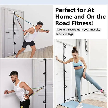 Door Anchor Strap for Resistance Bands | Multi-Point Portable Exercise Anchor for Home Workouts