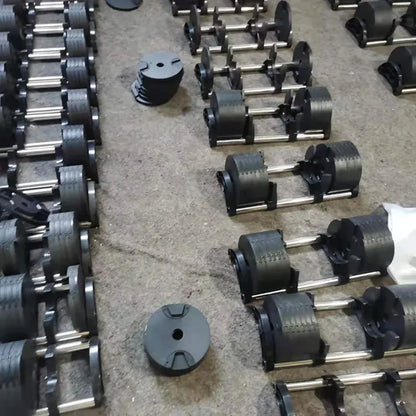 Free Weight Body Building Weight Lifting Fitness Gym 70Lbs  Accessories 32Kg Adjustable Dumbbell