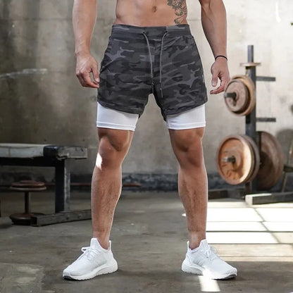 Men’s Gym Shorts – Running & Workout Shorts with Liner, Phone Pockets & Towel Loop – Quick Dry, Lightweight Athletic Training Shorts