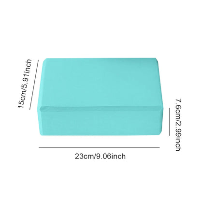 Colored EVA Yoga Block – Non-Slip, High Density, Moisture-Proof Foam Brick for Fitness, Pilates & Body Shaping