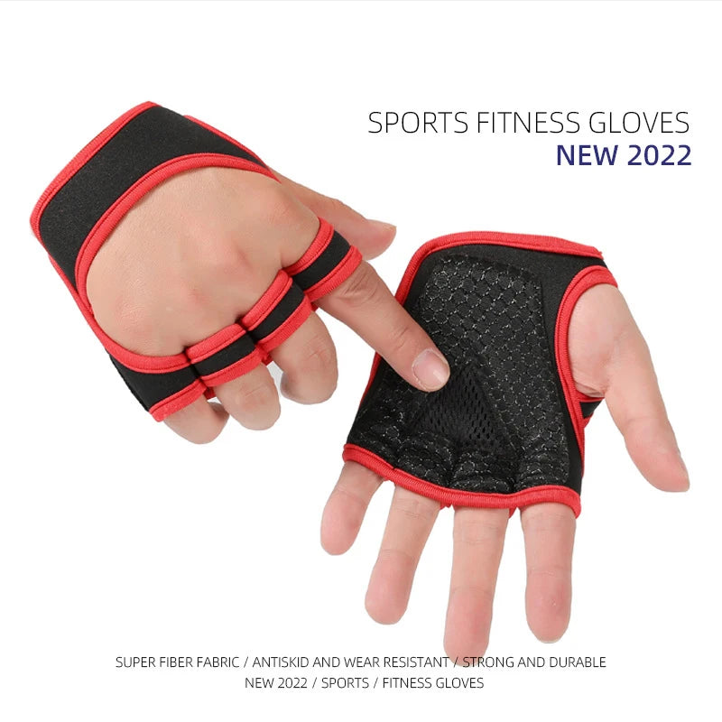 Training Sport Gloves for Men & Women – Weightlifting, Gym, Fitness & Bodybuilding Gloves with Wrist Support