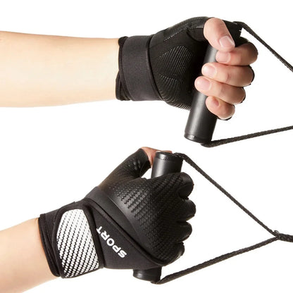 Workout Gloves – Weight Lifting Gym Gloves with Wrist Wrap Support, Full Palm Protection & Extra Grip