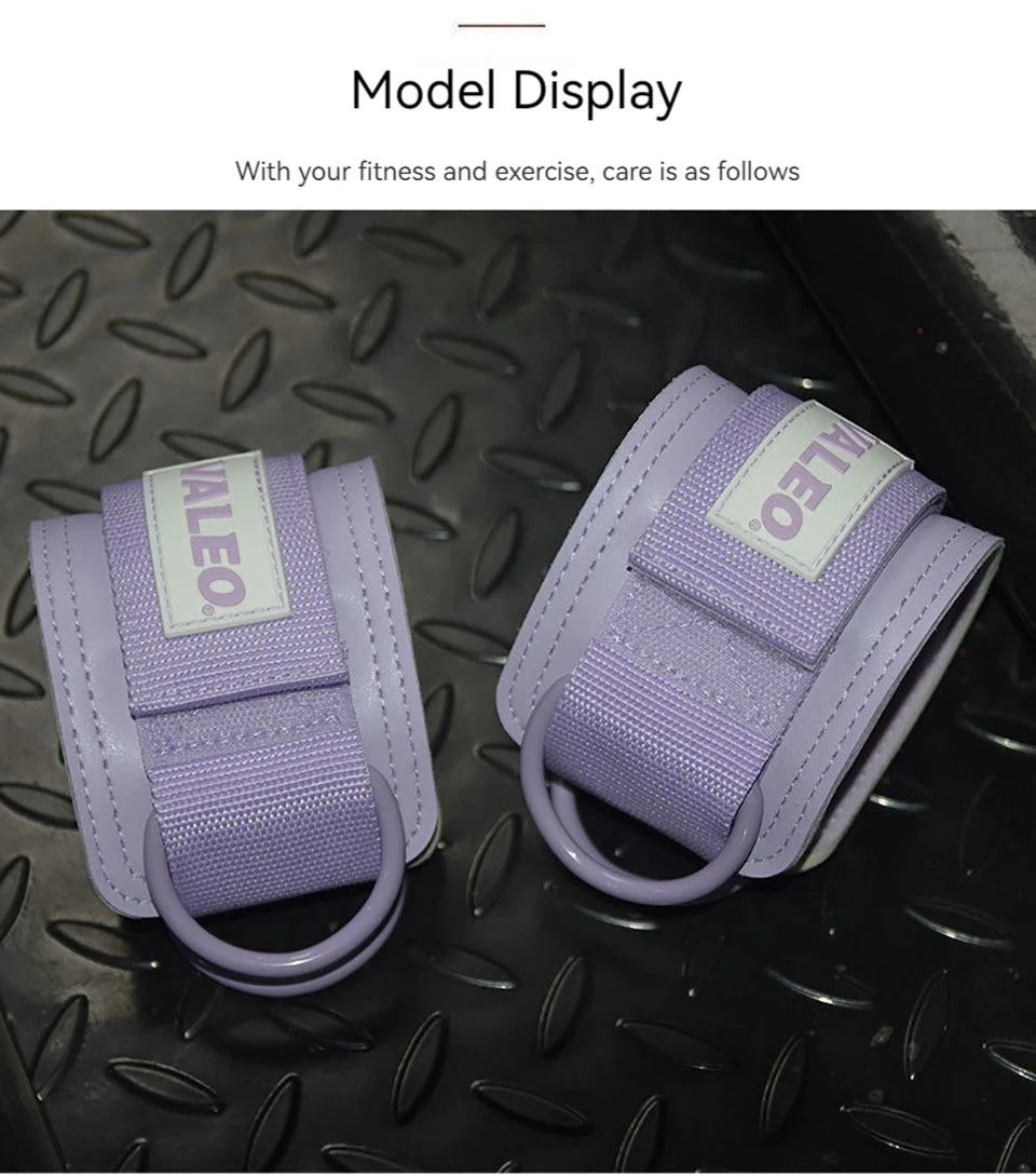 GOBYGO Ankle Resistance Bands with Foam Pads – Adjustable Straps for Glutes, Legs & Lower Body Workouts