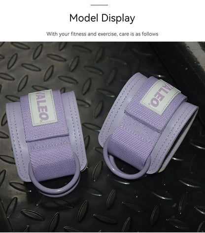 GOBYGO Ankle Resistance Bands with Foam Pads – Adjustable Straps for Glutes, Legs & Lower Body Workouts