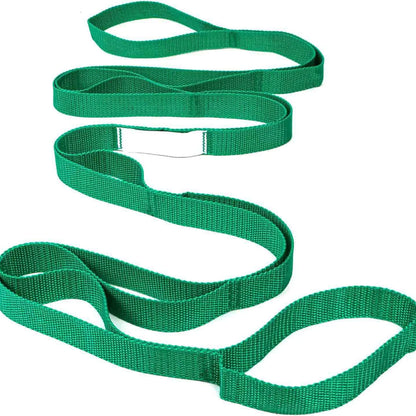 Stretch Out Strap with Exercise Guide – Physical Therapy, Yoga & Fitness
