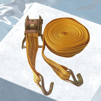 Heavy Duty Ratchet Straps 3/6/8/10M – Cargo Tie Down Straps with Claw Hooks for Lorry, Truck, Car & Trailer