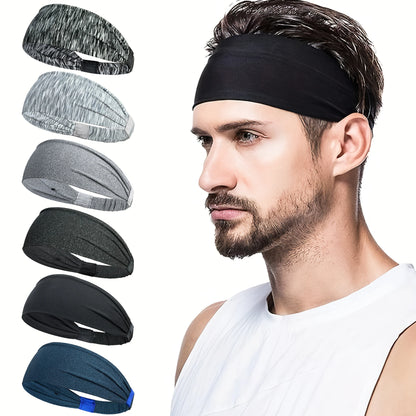 Sports & Yoga Sweat Headbands for Men & Women – Soft, Breathable, Elastic Hair Bands for Workout, Running, and Gym