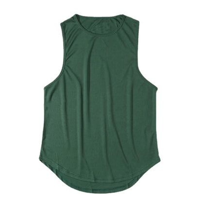 Summer Gym Tank Top Men Mesh Clothing Quick Dry Bodybuilding Sleeveless T Shirt Fitness Singlets Basketball Sports Muscle Vest