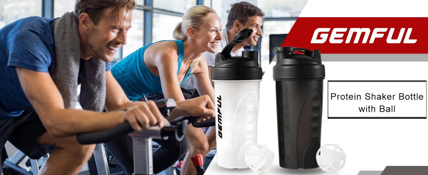 Shaker Bottle for Protein Mixes – 28oz BPA-Free Powder Mixing Cup with Ball, Leak-Proof Gym & Fitness Water Bottle