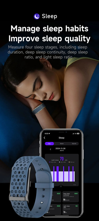 LIGE Smartwatch Bluetooth Fitness Tracker with Heart Rate, Blood Oxygen & 24H Health Monitoring