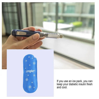 Insulin Cooler Bag | Thermal Insulated Gel Pack for Diabetic Medication & Travel