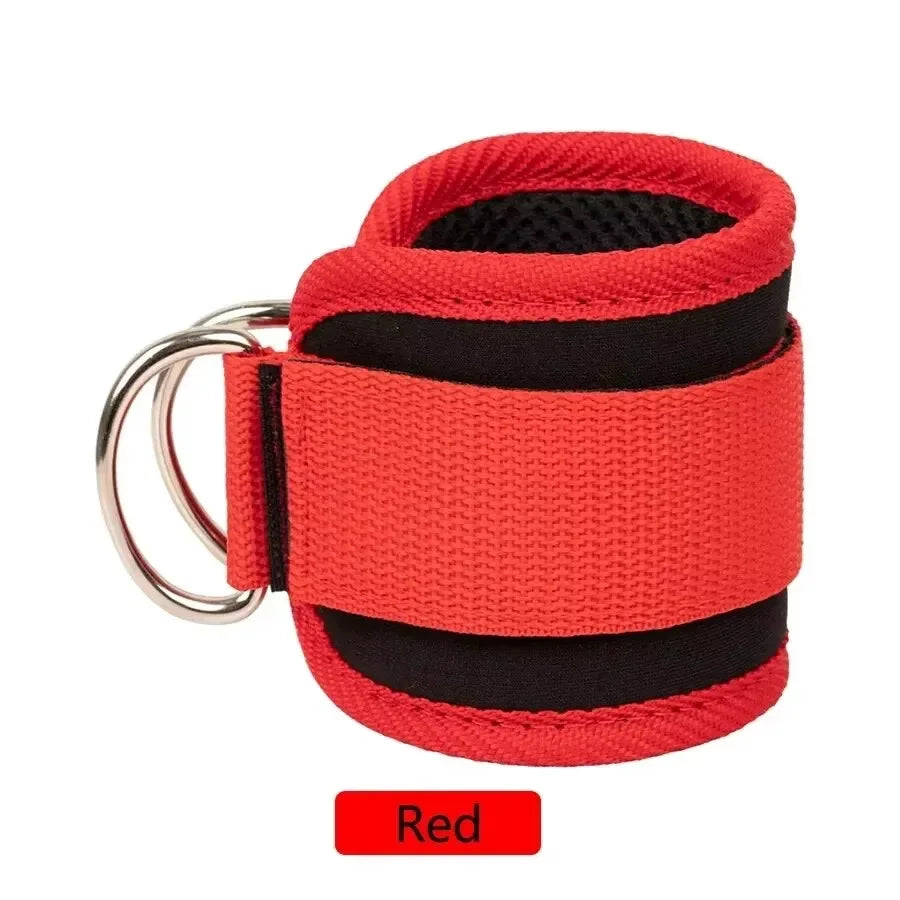 Adjustable Ankle Straps with Double Buckle | Fitness Cuffs for Cable Machine Leg & Glute Training