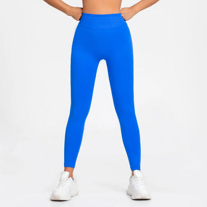 NCLAGEN Leggings Women Seamless Sports Yoga Pants  Low Ribbed Band Gym clothes Fitness Workout wear Scrunch Bum Tights