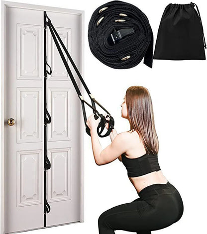 Door Anchor Strap for Resistance Bands | Multi-Point Portable Exercise Anchor for Home Workouts