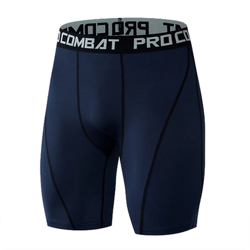 Men's Compression Gym Shorts with Pockets | Athletic Workout Leggings