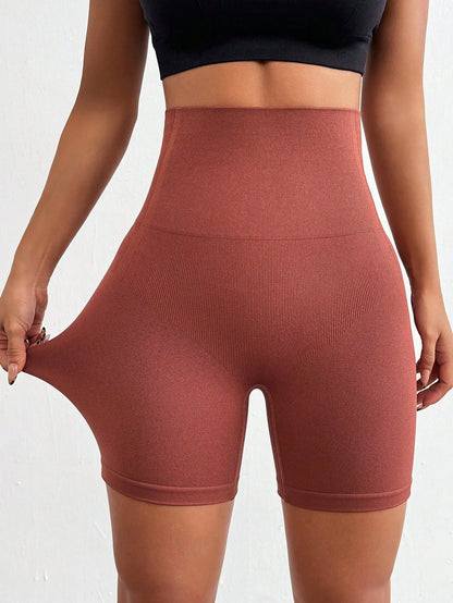 6" Seamless Biker Shorts – High-Waisted, No Front Seam, Compression Fit