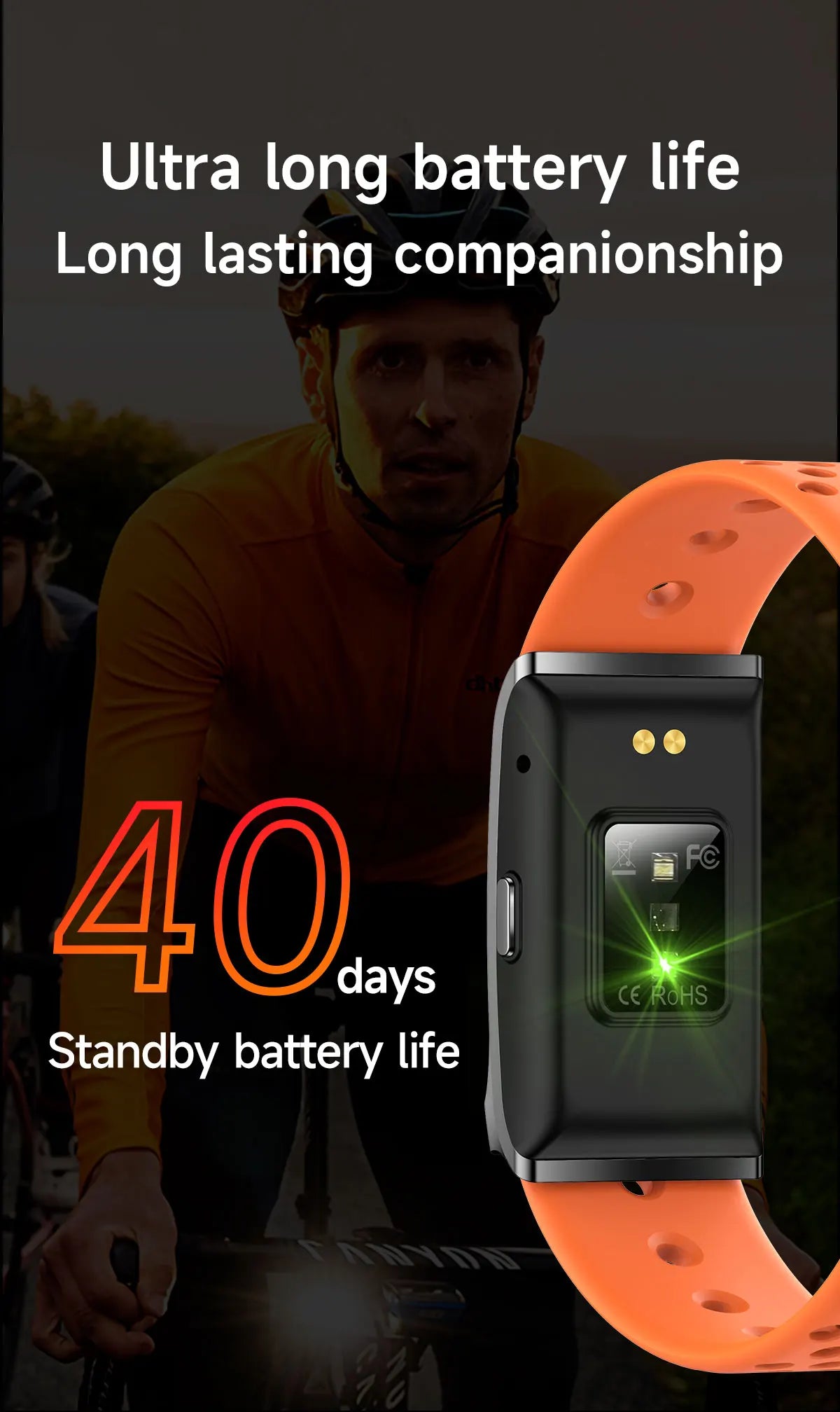 LIGE Smartwatch Bluetooth Fitness Tracker with Heart Rate, Blood Oxygen & 24H Health Monitoring