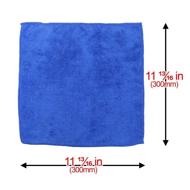 "1–20pcs Microfiber Cleaning Towels – Car Wash, Drying & Household Quick-Dry Cloths"