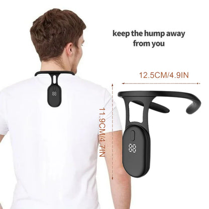 Smart Posture Corrector with Vibration Reminder, LCD Display & Real-Time Monitoring – Back & Neck Support