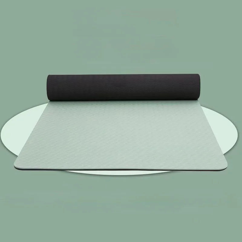 TPE Yoga Mat – Eco-Friendly, Non-Slip, Waterproof & Odorless Exercise Mat (6mm)