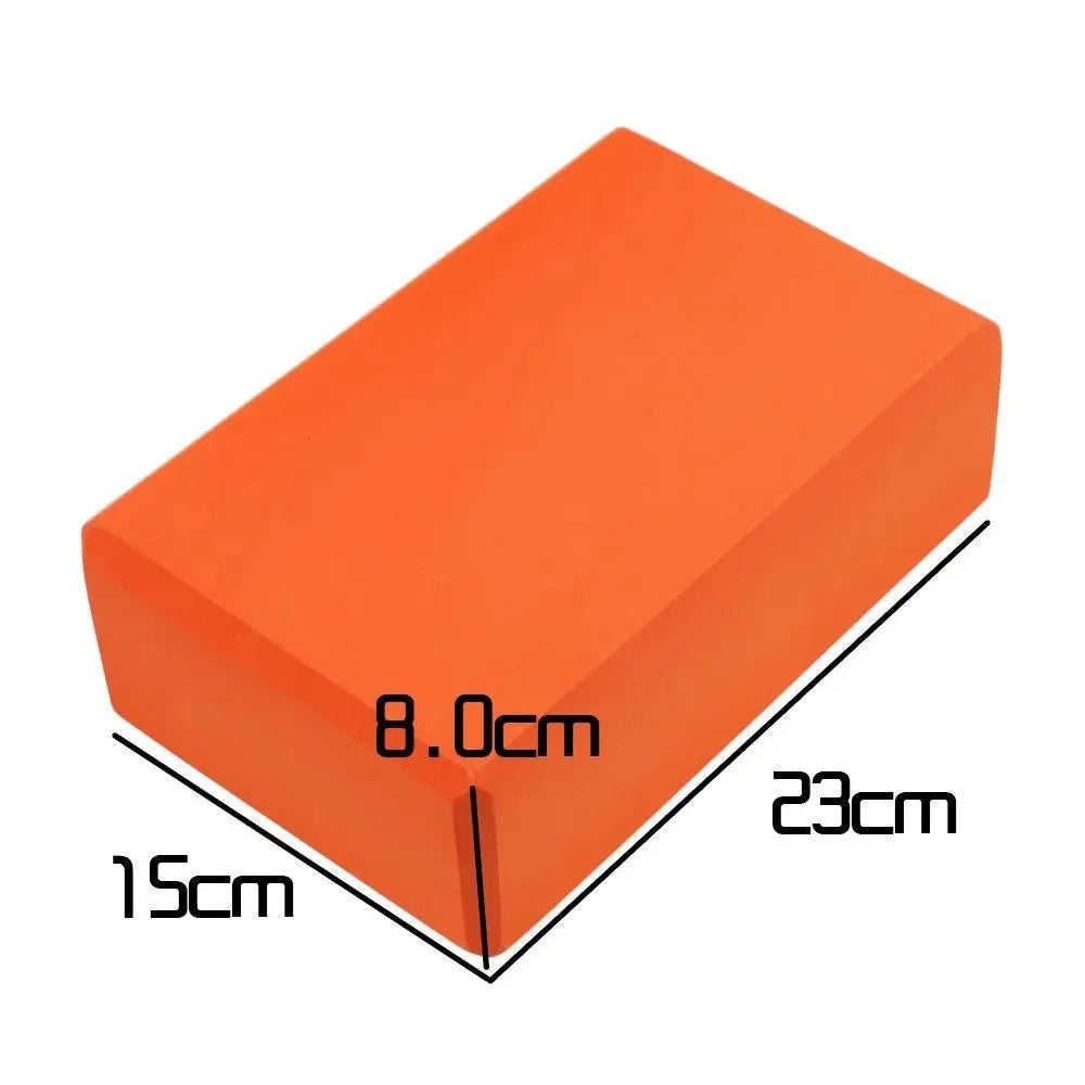 Colored EVA Yoga Block – Non-Slip Foam Yoga Brick for Pilates, Stretching & Fitness Training